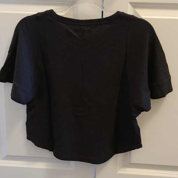 Nwot! Madewell texture & thread flutter-sleeve top - Picture 4 of 5